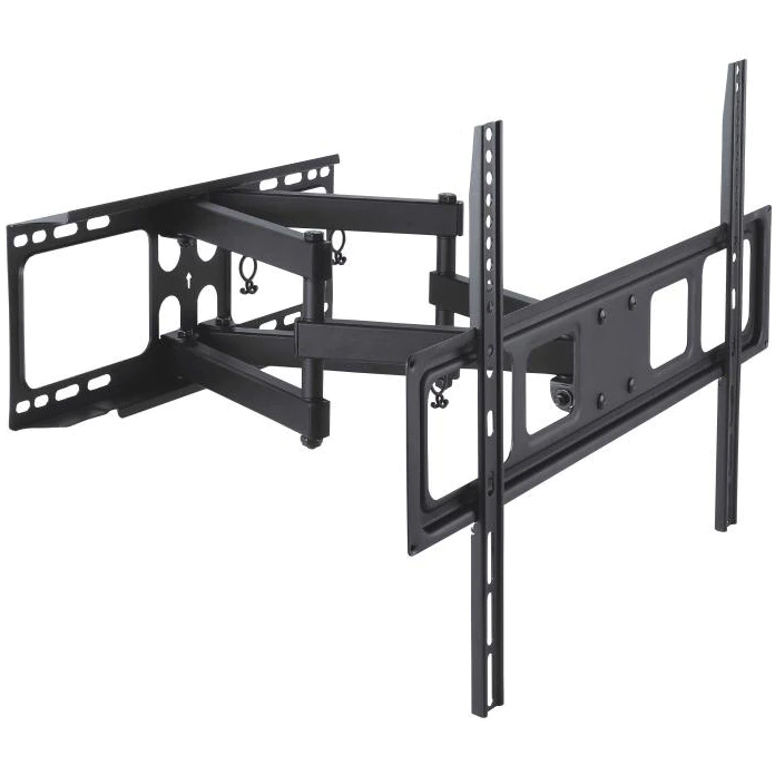 Suport TV Perete SBOX PLB-3646, 37” – 80”, Greutate suportata 40kg, VESA 600×400, Inclinare, Rotire, Negru 37” imagine noua tecomm.ro