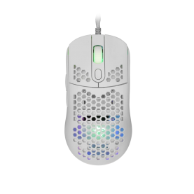 Mouse gaming White Shark GM-5007 GALAHAD, USB, 6 Butoane, 6.400 DPI, Alb