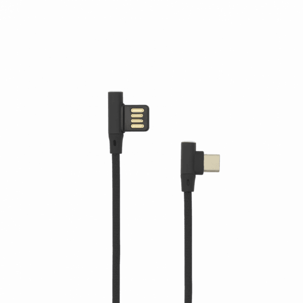 Cablu Date si Incarcare Sbox USB-TYPE C, Unghi 90°, Lungime Cablu 1,5m, Negru 15m imagine noua tecomm.ro