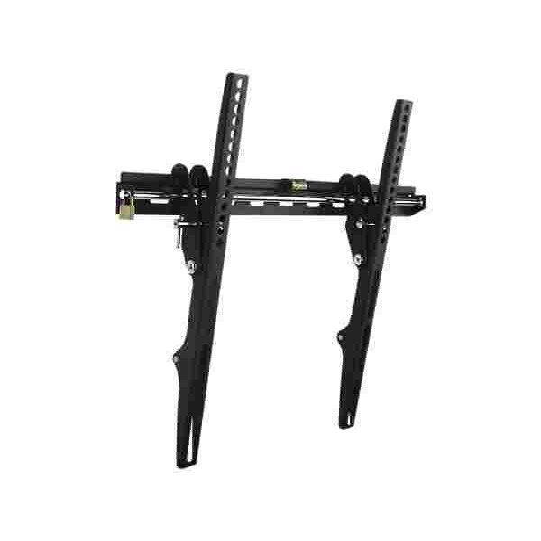 Suport TV Perete SBOX PLB-133M, 23”- 55” / 58 – 140cm, Greutate suportata 45kg, VESA 400×400, Inclinare 0° la -12°, Negru „-55” imagine noua idaho.ro