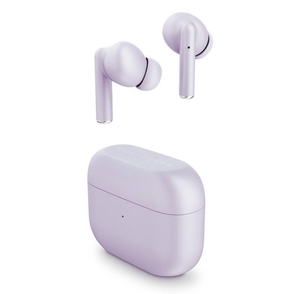 Casti in-Ear True Wireless Energy Sistem Style 2 Grafit, Carcasa de incarcare, Deep Bass, Apeluri stereo, Violet