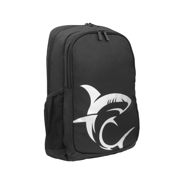 Rucsac Laptop White Shark SCOUT Black-Silver, 15,6″, Material 600D Polyester, Rezistent la apa, 2+1 Compartimente, Negru – Argintiu