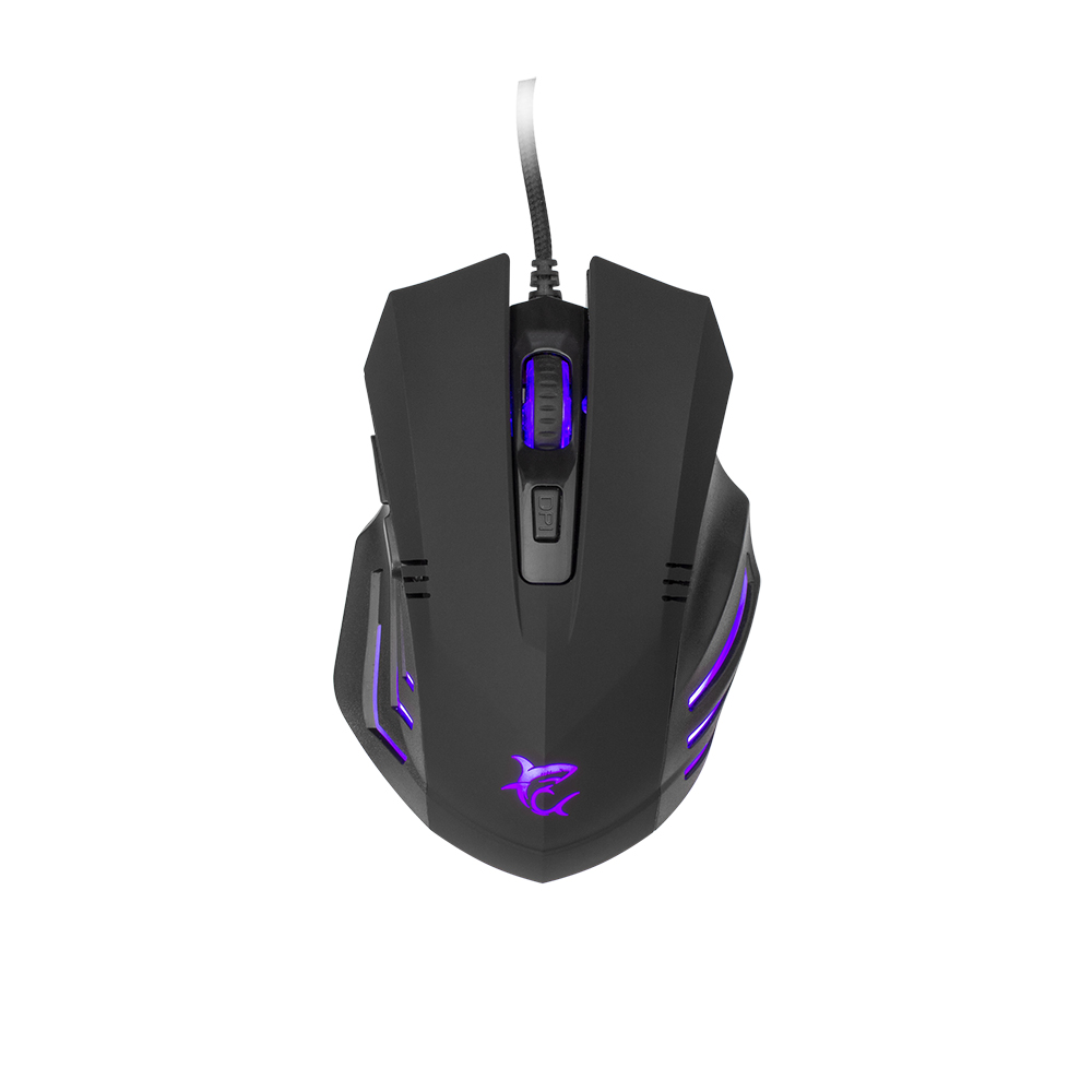 Mouse White Shark GM-3006 HANNIBAL-2, Rezolutie 3200 dpi, Iluminare LED, Negru 3200 imagine noua idaho.ro