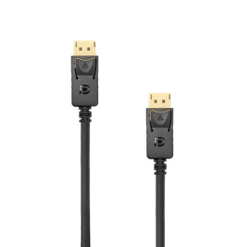 Cablu Audio Video SBox DisplayPort – DisplayPort, Rata Maxima de Cadre 60 FPS, Lungime Cablu 2m, Negru