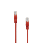 Cablu Network UTP Sbox Cat5, Cupru Aluminiu, Lungime Cablu 2m, Rosu