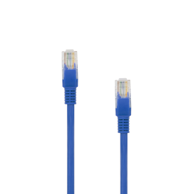 Cablu Network UTP Sbox Cat5, Cupru Aluminiu, Lungime Cablu 2m, Albastru