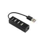 Hub USB SBOX H-204R, 4 Porturi, USB 2.0, Negru