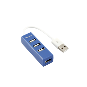 Hub USB SBOX USB 2.0, H-204R, 4 Porturi, Albastru