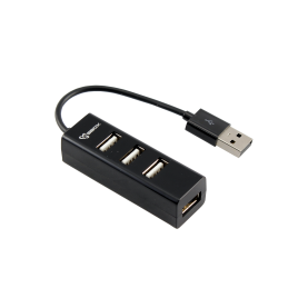 Hub USB SBOX H-204R, 4 Porturi, USB 2.0, Negru