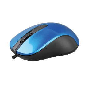 Mouse cu fir SBOX M-901, Rezolutie 1000 DPI, 3 Butoane, Albastru