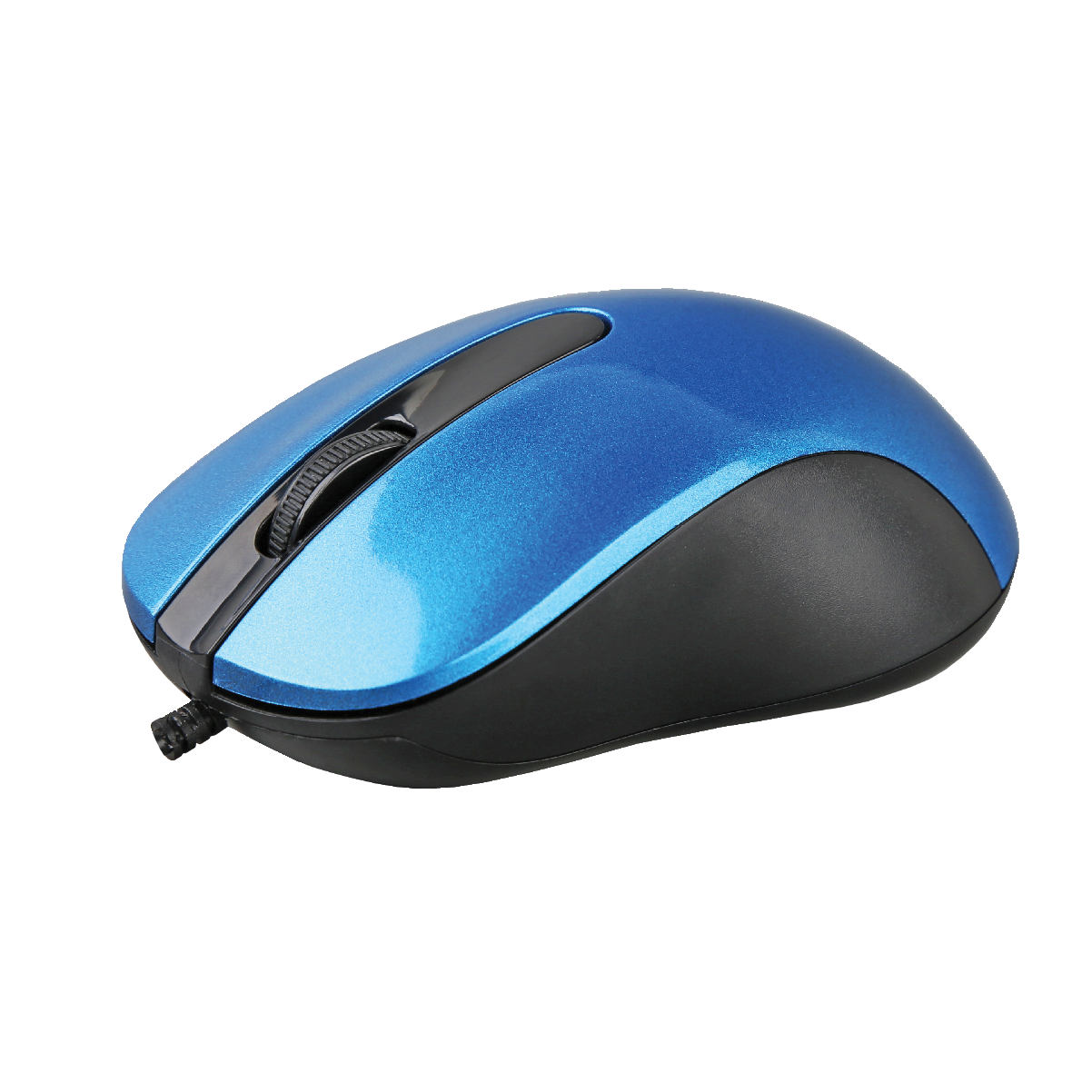 Mouse cu fir SBOX M-901, Rezolutie 1000 DPI, 3 Butoane, Albastru