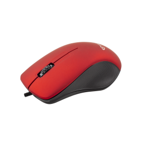 Mouse cu fir SBOX M-958, Rezolutie 1000 DPI, 3 Butoane, Rosu