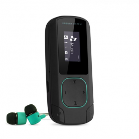 MP3 Player Energy Sistem, Bluetooth, 8 GB, FM, Clip, Verde/Negru