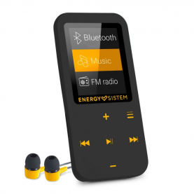 MP 4 Player Energy Sistem, 16GB, Touch, Bluetooth, FM, Galben/Negru