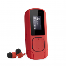 MP3 Player Energy Sistem CLIP, MicroSD pana la 64 GB, Rosu