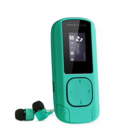 MP3 Player Energy Sistem CLIP, MicroSD pana la 64 GB, Verde