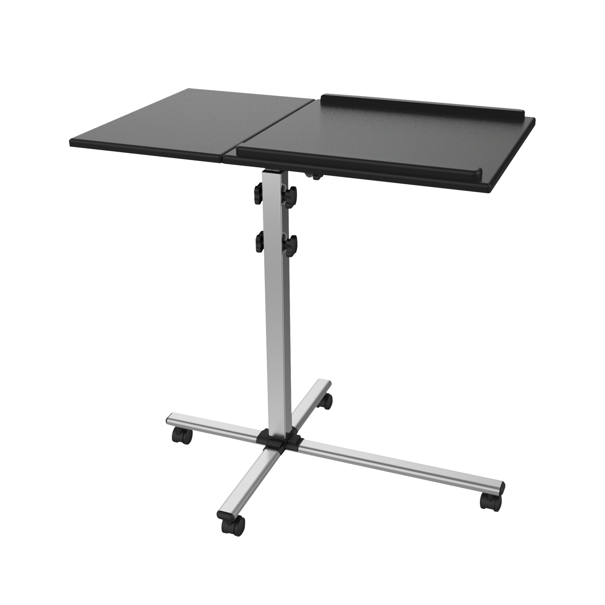 Stand de podea mobil pentru proiector sbox pfs-2, rotatie 360°, negru