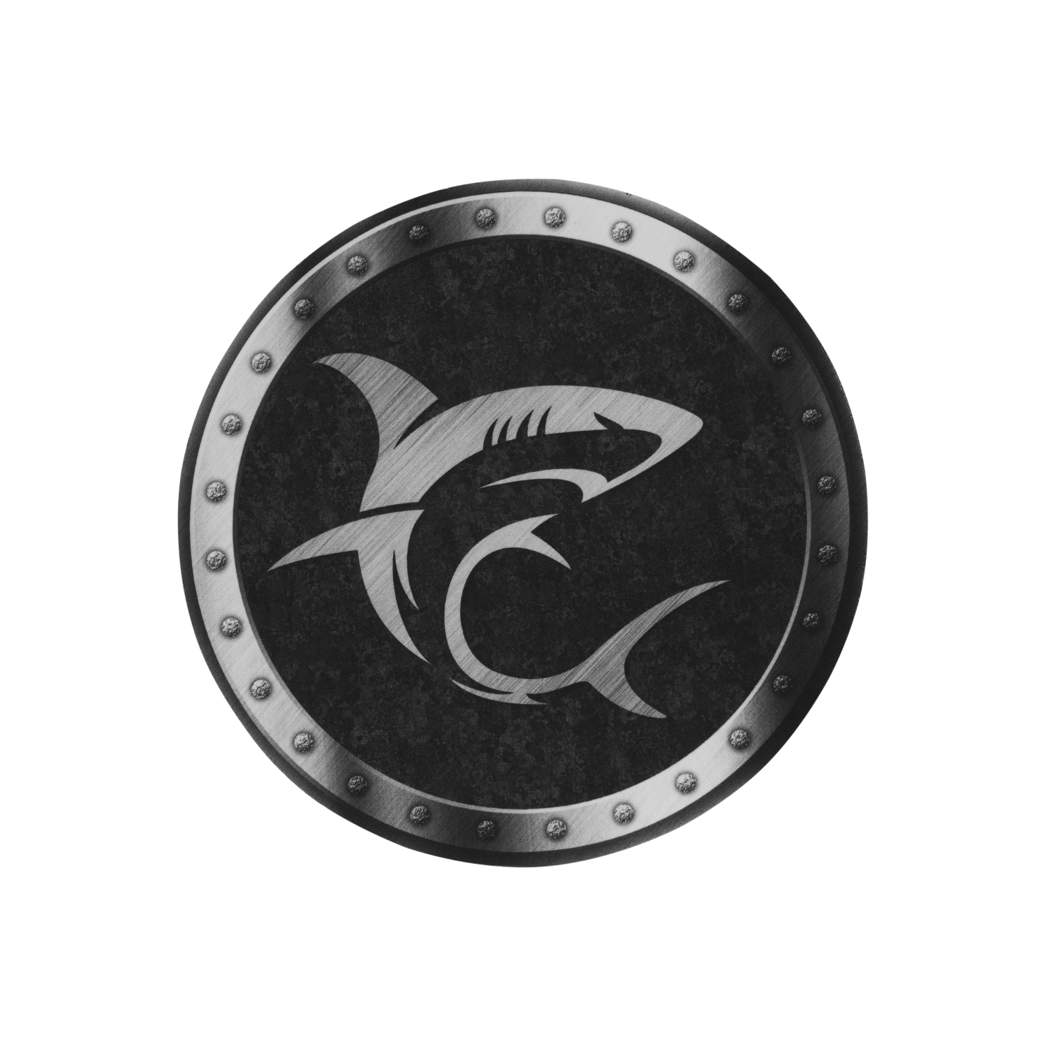 Mousepad White Shark MP-1964 MINOTAUR, Diametru 25cm, Suprafata Antiderapanta, Negru 25cm imagine noua tecomm.ro