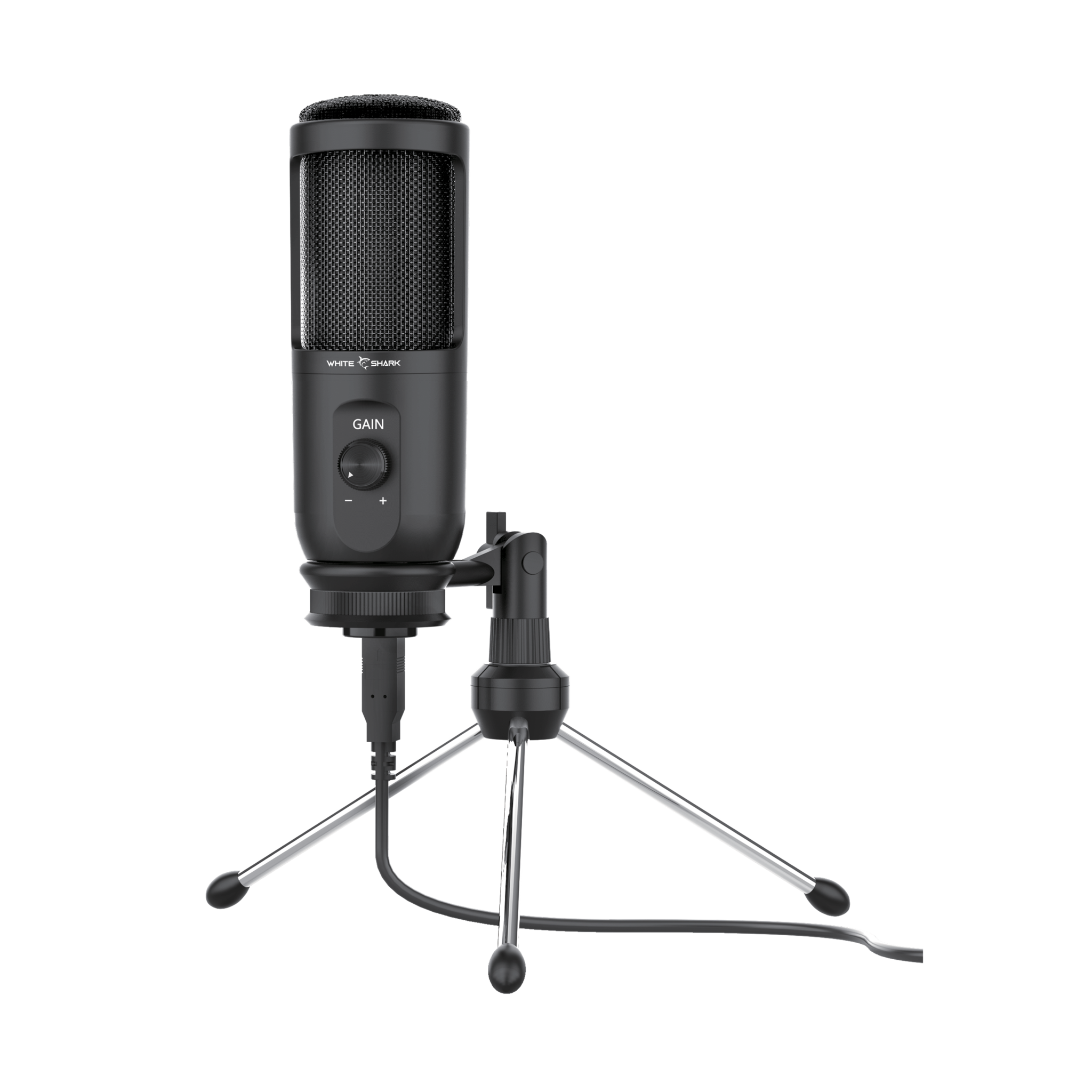 Microfon White Shark TAUS, Diametru 14 mm, Cardioid, Lungime cablu 1,5 m, Negru 15 imagine noua idaho.ro
