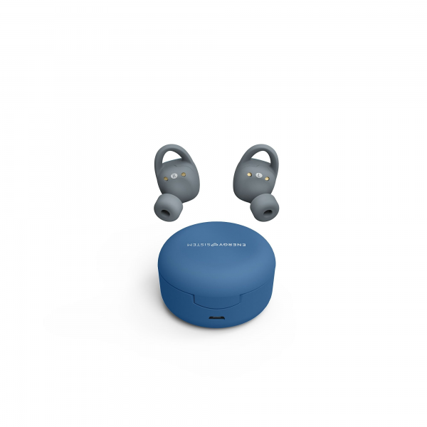 Casti Bluetooth Energy Sistem Sport 6 TWS, Hands-free, Microfon incorporat, Albastru