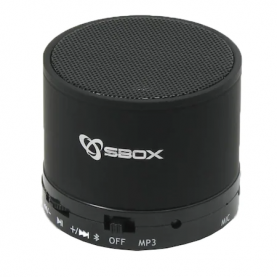 Boxa Portabila SBOX BT-160, Bluetooth, MicroSD, Radio FM, Baterie 300mAh, Negru