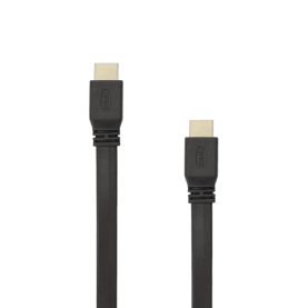 Cablu Audio-Video HDMI 1.4 FLAT Ethernet SBOX, Rezolutie maxima 4K, Lungime Cablu 1,5m, Negru