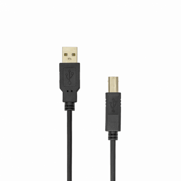 Cablu Date Sbox USB A-USB B, Viteza de Transfer 480Mbps, Lungime 2m, Negru (2M imagine noua tecomm.ro