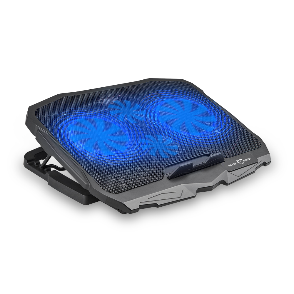 Cooler Laptop White Shark Ice Warrior GCP-25, 17,3“, Iluminare Led, Ajustabil, Negru 173 imagine noua tecomm.ro