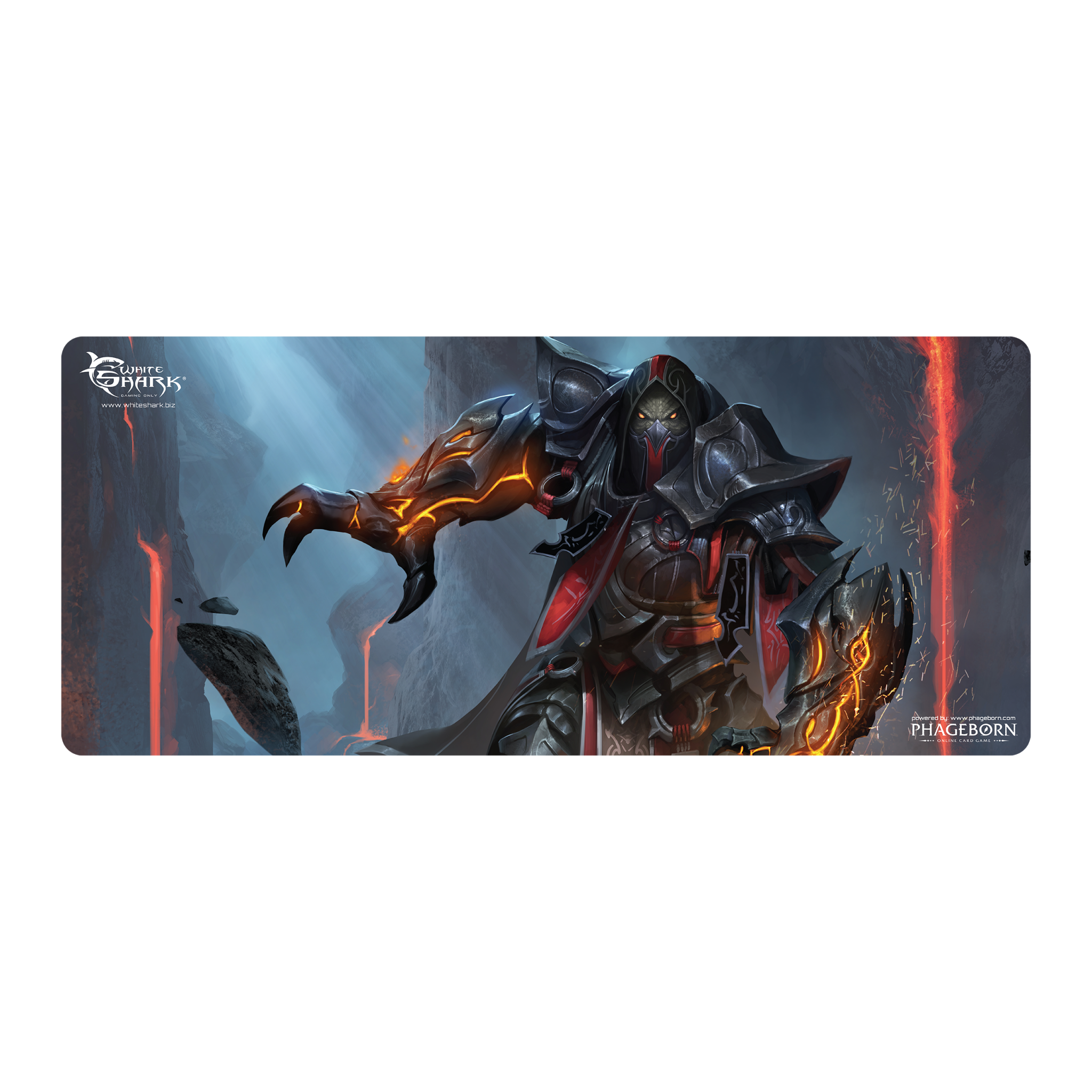 MousePad White Shark MP-1877 UMETHON, 80x35cm, Suprafata Antiderapanta, Multicolor 80x35cm imagine noua idaho.ro