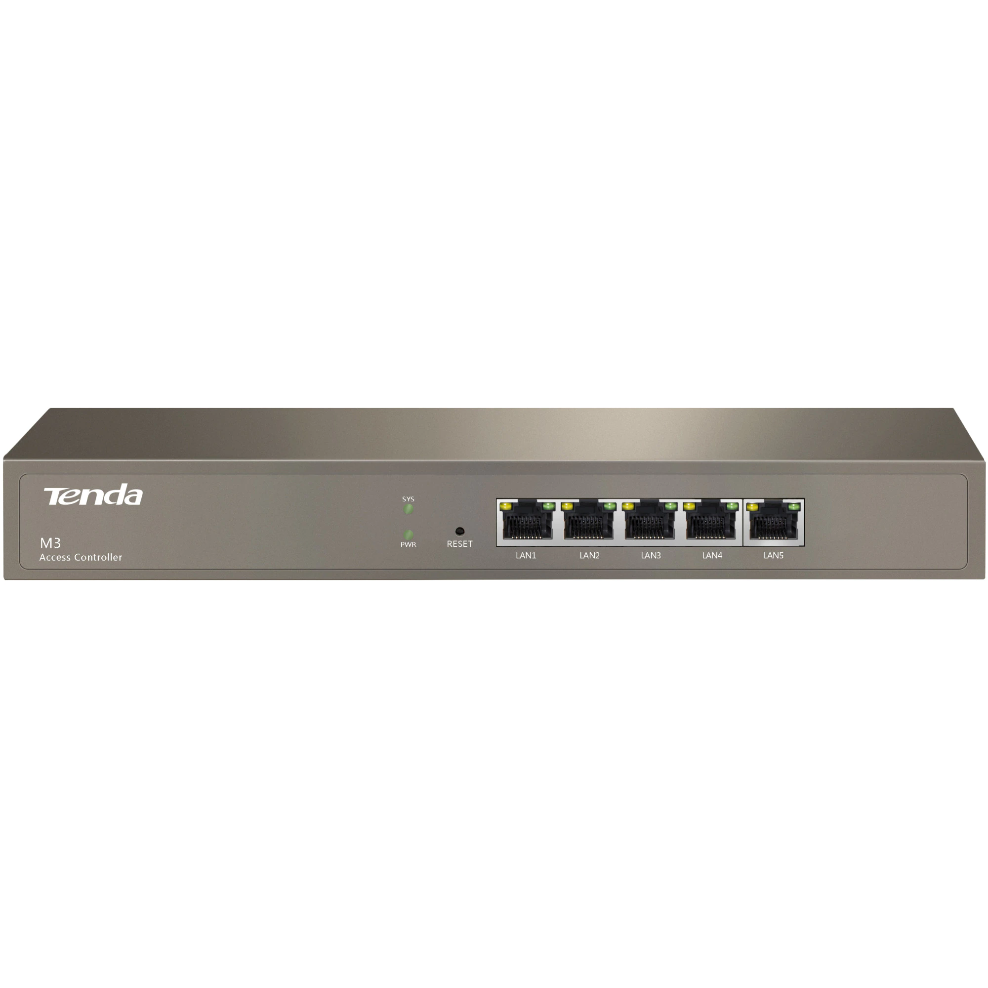 Access Point Tenda M3, 5 x 10/100/1000Mbps Gigabit, WI-FI IEEE 802.3ab/3u/3, Gri 10/100/1000Mbps imagine noua idaho.ro