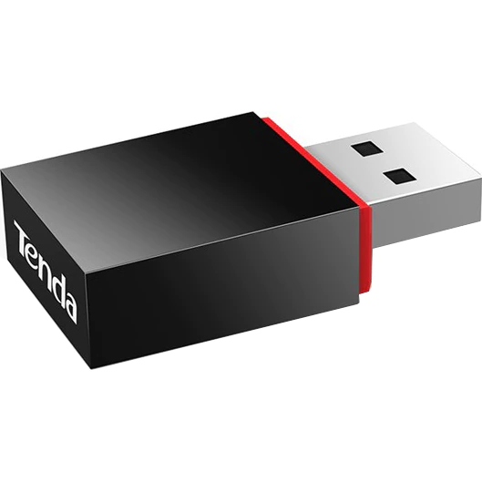 Adaptor Wireless Tenda U3, N300, Antena PIFA interna, USB 2.0, 2.4 GHz, Negru 2.0 imagine noua tecomm.ro