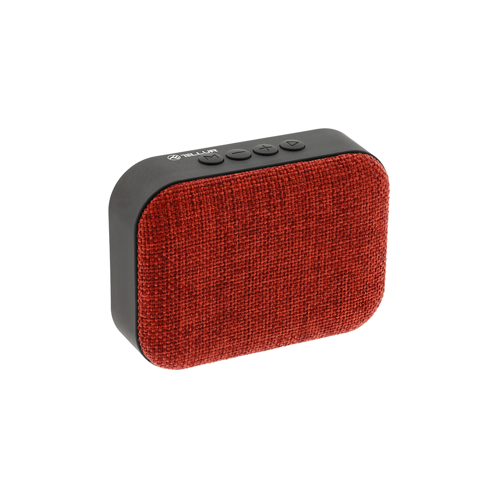 Boxa portabila Bluetooth Tellur Callisto 3W, MicroSD, USB, Baterie 300mAh, Rosu 300mAh imagine noua idaho.ro