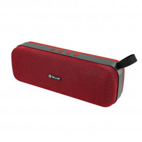 Boxa portabila Bluetooth Tellur Loop 10W, Functie TWS, Radio FM, Apel hands-free, Rosu