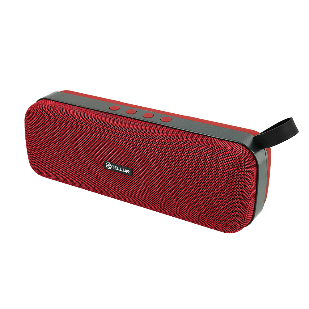Boxa portabila Bluetooth Tellur Loop 10W, Functie TWS, Radio FM, Apel hands-free, Rosu (Rosu) imagine noua tecomm.ro