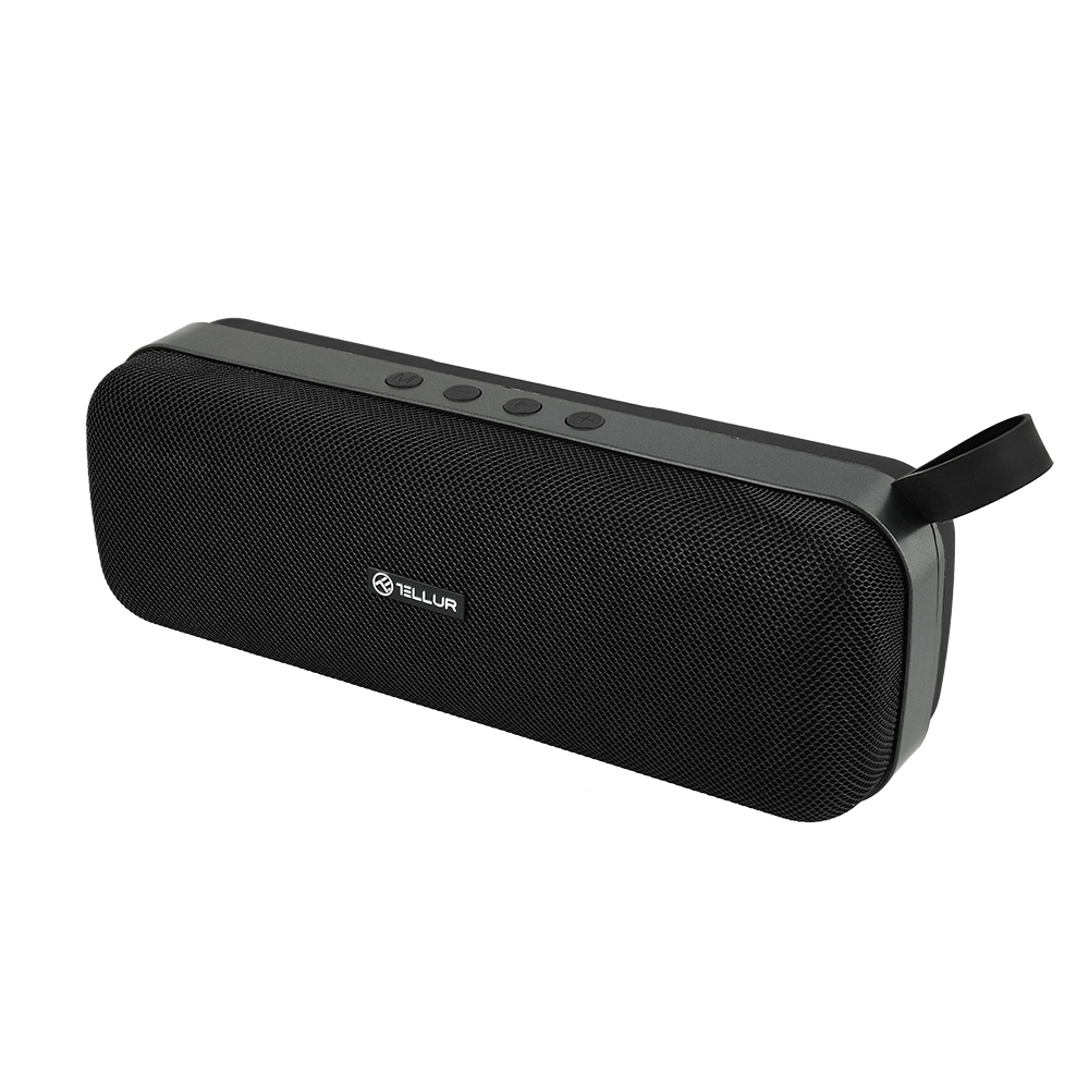 Boxa portabila Bluetooth Tellur Loop 10W, Functie TWS, Radio FM, Apel hands-free, Negru (Bluetooth) imagine Black Friday 2021