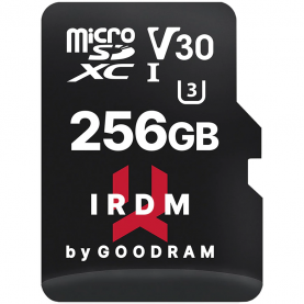 Card de memorie microSDXC Goodram IRDM 256GB,UHS I, Cls 10 + Adaptor