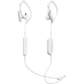 Casti Audio In ear Panasonic RP-BTS10E-W, Wireless, Bluetooth, Functie Bass, Microfon, Autonomie 4 ore, Alb