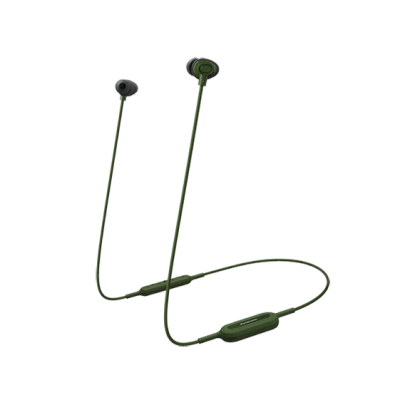 Casti Audio In Ear Panasonic RP-NJ310BE-G, Wireless, Bluetooth, Microfon, Autonomie 6 ore, Verde