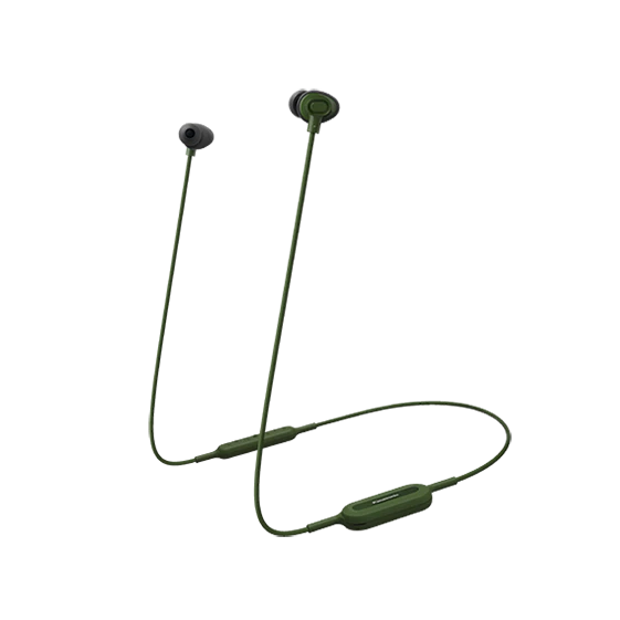 Casti Audio In Ear Panasonic RP-NJ310BE-G, Wireless, Bluetooth, Microfon, Autonomie 6 ore, Verde