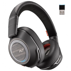 Casti Audio Plantronics 8200 UC, Bluetooth, Multipoint, Conectare la PC, Laptop, Mac, Negru