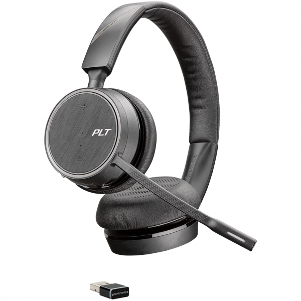 Casti Wireless Audio Plantronics VOYAGER 4220 UC, Baterie 360mAh, SoundGuard DIGITAL, Negru