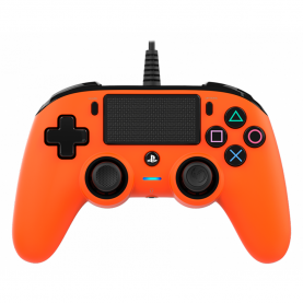 Controler Nacon Wired Compact PS4 Official COLOURED cu USB integrat, Portocaliu