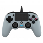 Controler Nacon Wired Compact PS4 Official COLOURED cu USB integrat, Argintiu