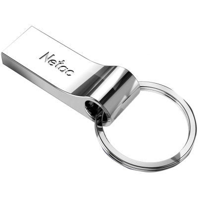 Memorie USB Netac, U275,64GB, Zinc, USB2.0, Argintiu