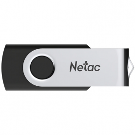 Memorie USB Netac, U505, 32GB, USB2.0, Negru-Argintiu