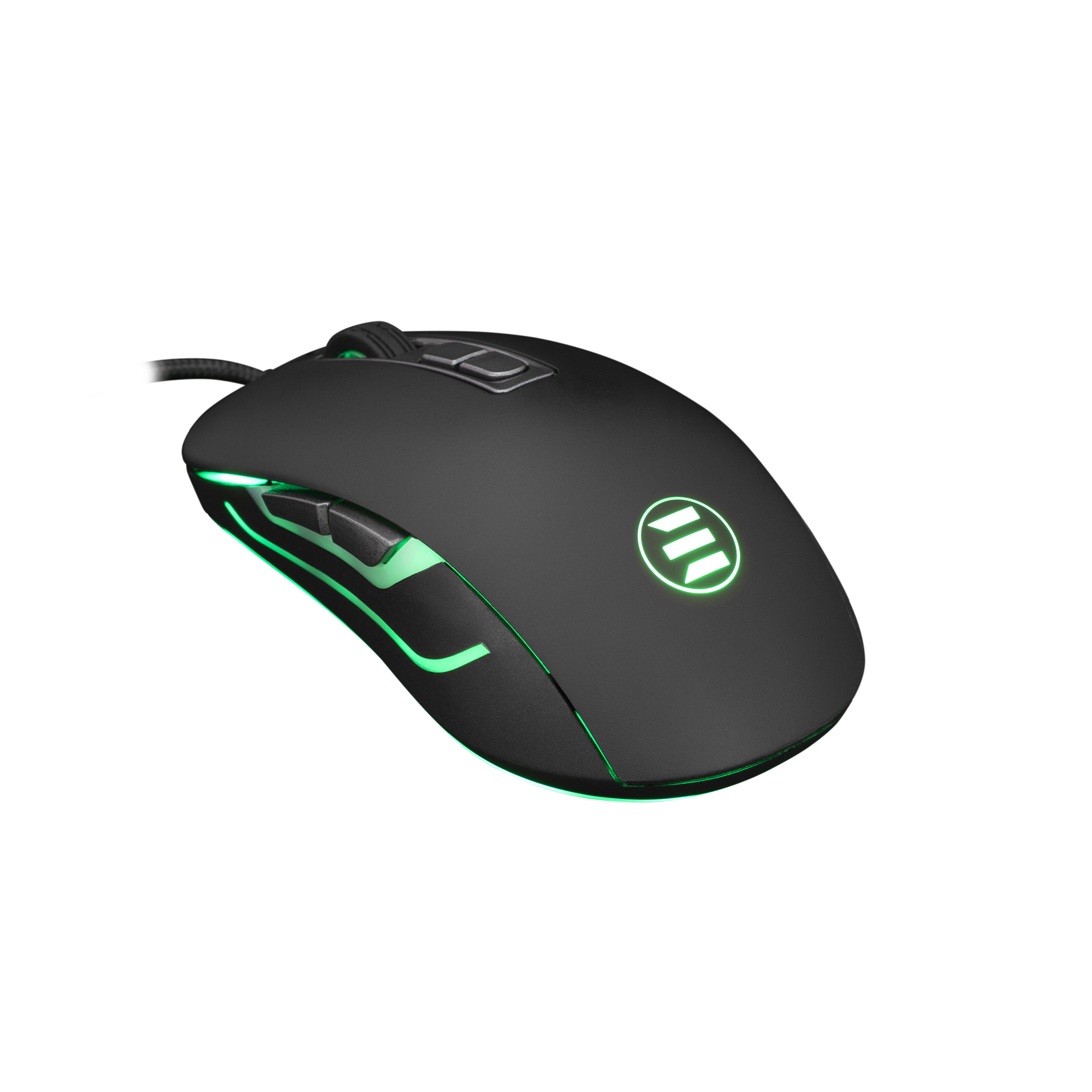 Mouse Gaming eShark SHINAI-V2, USB 2.0, 12000 DPI, Iluminare RGB 16,8 M culori, Negru