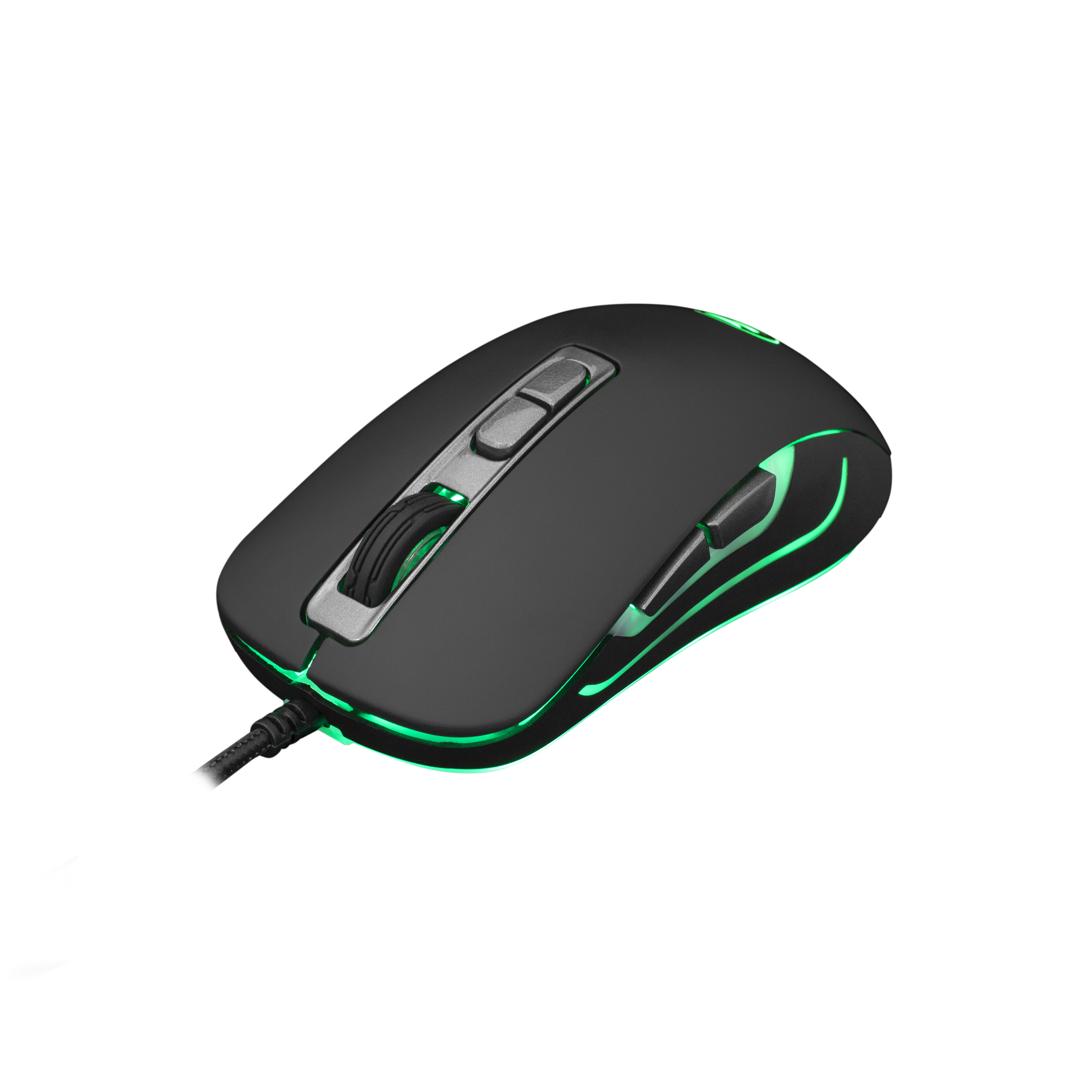Mouse Gaming eShark SHINAI-V2, USB 2.0, 12000 DPI, Iluminare RGB 16,8 M culori, Negru - 2 | YEO