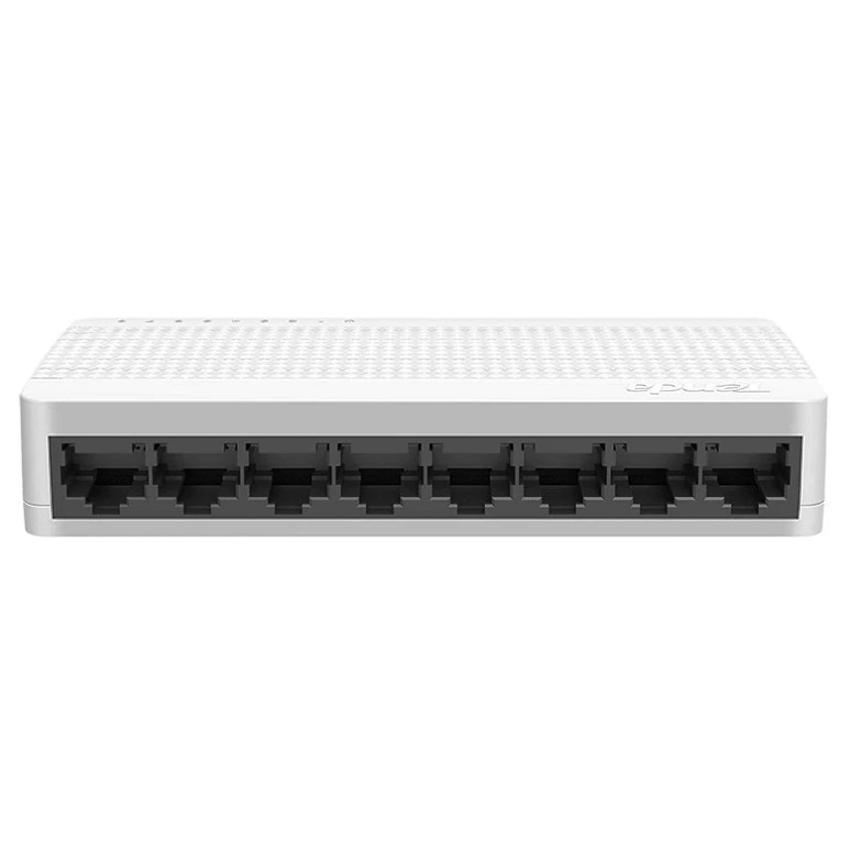 Switch Tenda S108, 8 Port-uri Fast Ethernet 10/100 Mbps, Alb 10/100