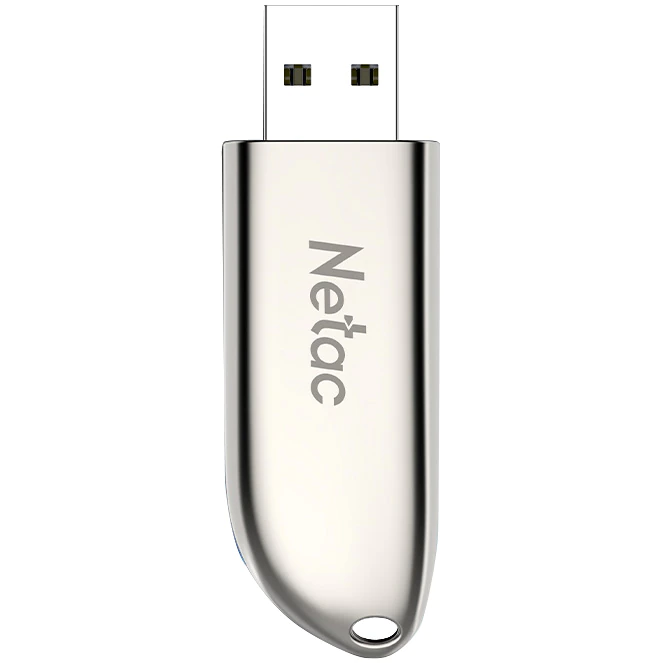 Memorie USB Netac, U352, 64GB, USB2.0, Auriu