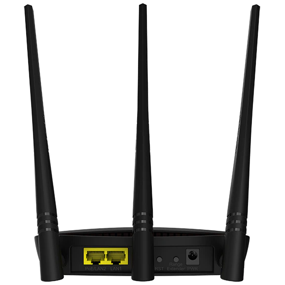 Acces Point Wireless Tenda AP5 300MBPS 2.4GHz, Porturi 2 x 10/100 Mbps (RJ-45), Universal Repeater, Negru 10/100 imagine noua tecomm.ro